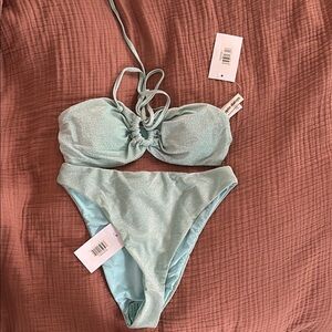 Dippin Daisys Light Blue Bikini Set